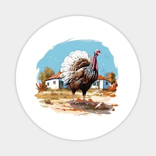 Farm Turkey Magnet